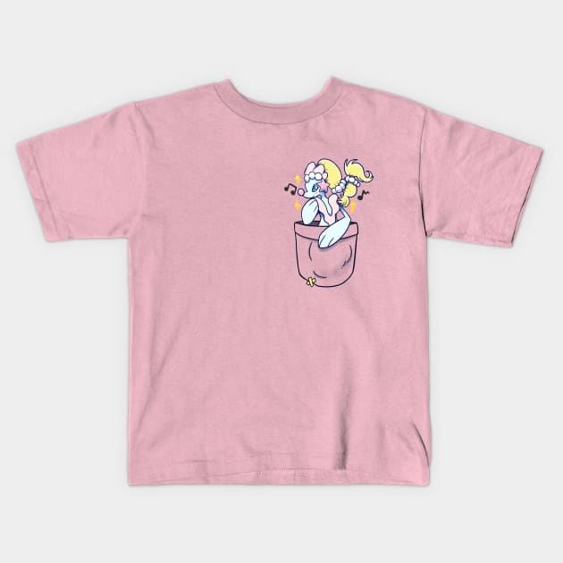 Pocket Shiny Water Siren Kids T-Shirt by TechraPockets